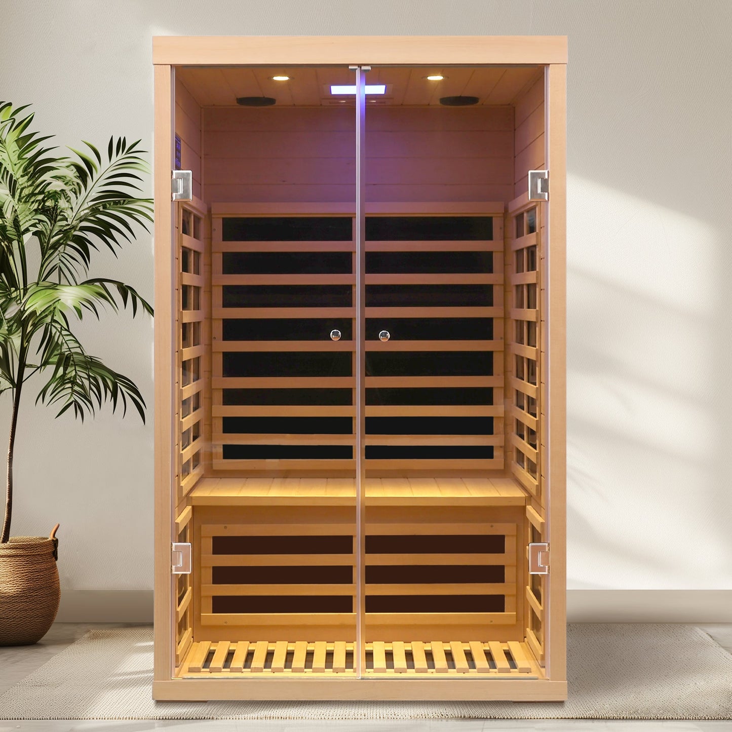 Luxury Indoor Far Infrared Sauna Room for Two