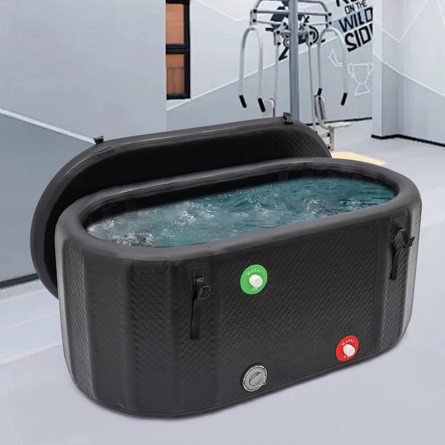 Inflatable Ice Bath 370L with Air Pump and Repair Kit