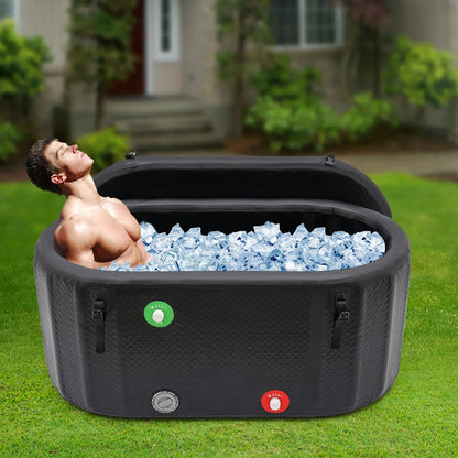 Inflatable Ice Bath 370L with Air Pump and Repair Kit