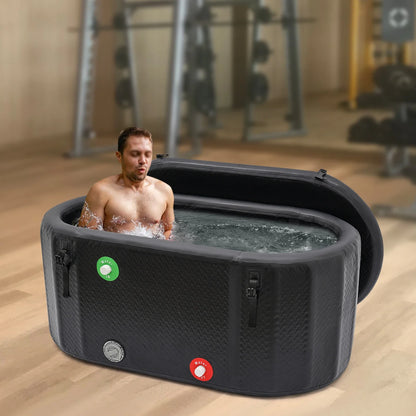 Inflatable Ice Bath 370L with Air Pump and Repair Kit